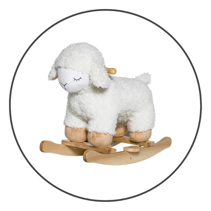 cadeau bebe bascule mouton