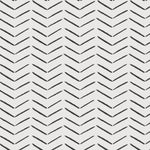MUNKS & ME - Papier Peint Chambre Enfant à Motif Répété - À Chevrons | Charbon