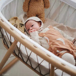 Berceau Kumi / Cocon Mesh / Lacets Hazelnut / Matelas Mousse CHARLIE CRANE