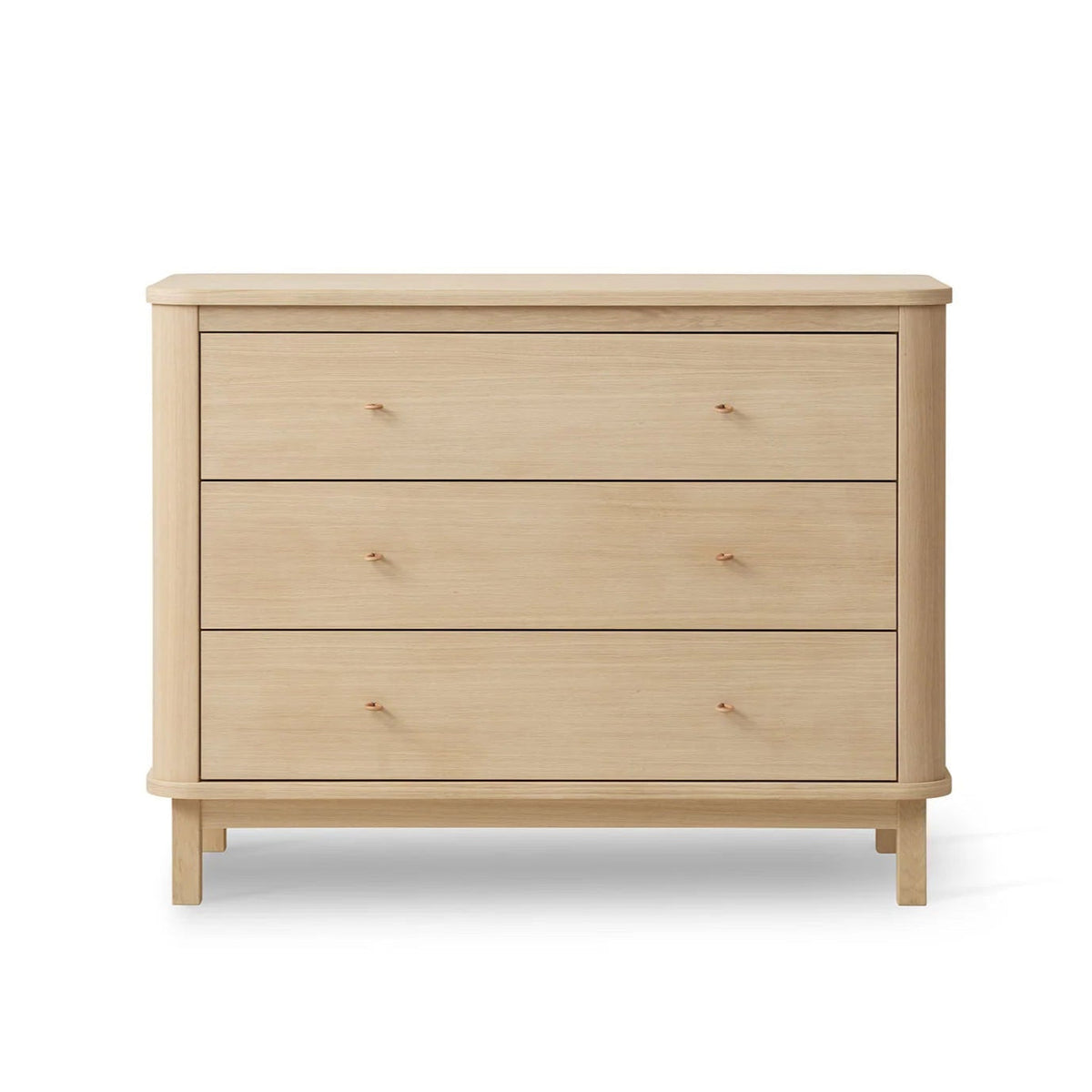 OLIVER FURNITURE - Commode 3 Tiroirs Wood, Chêne