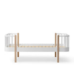 OLIVER FURNITURE - Lit Junior Wood Original, Blanc/Chêne