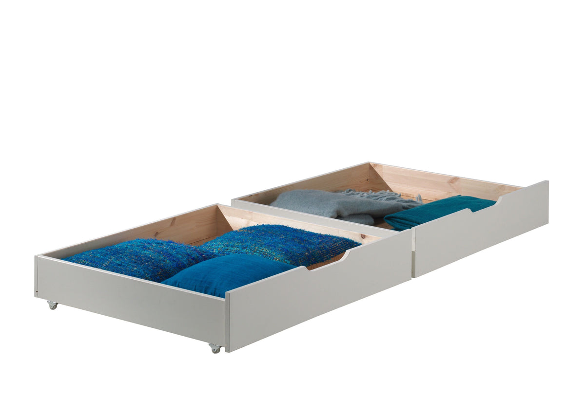 Lit Superposé (H 180cm) PINO 90 x 200 cm Blanc VIPACK