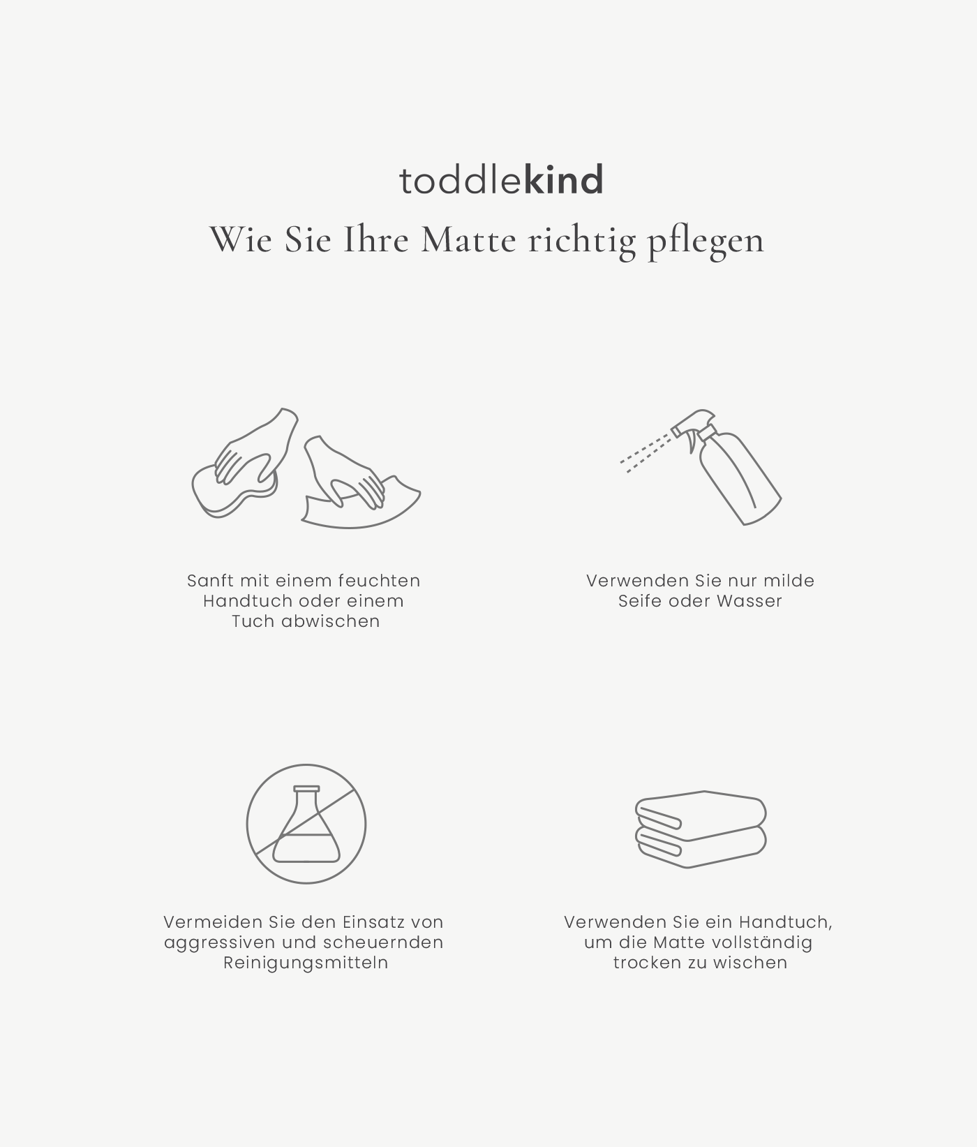 TODDLEKIND - Premium Foam Playmats | Deco - Latte