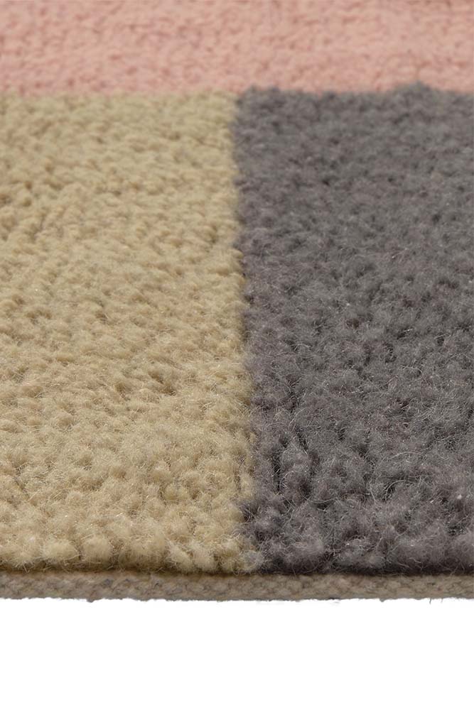 LORENA CANALS - Tapis De Couloir En Laine Chroma Rose - Poudré 80 x 230 Cm
