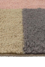 LORENA CANALS - Tapis De Couloir En Laine Chroma - Rose Poudré 80 x 140 Cm