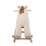 BLOOMINGVILLE MINI - Merlen Jouet à Bascule, Cheval, Blanc, Polyester