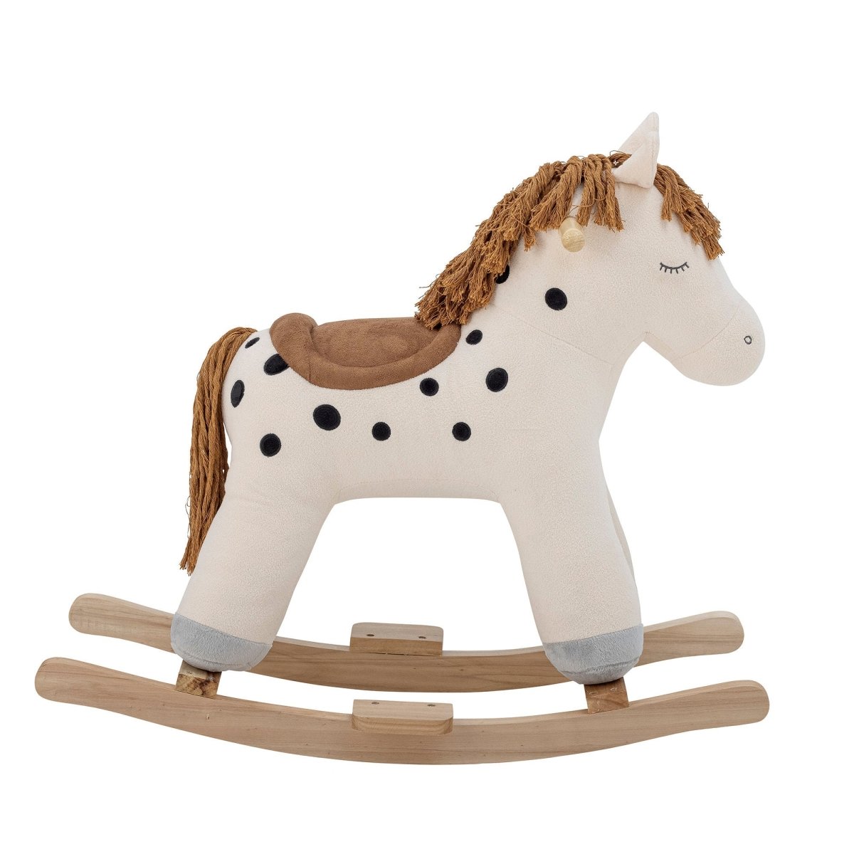 BLOOMINGVILLE MINI - Merlen Jouet à Bascule, Cheval, Blanc, Polyester