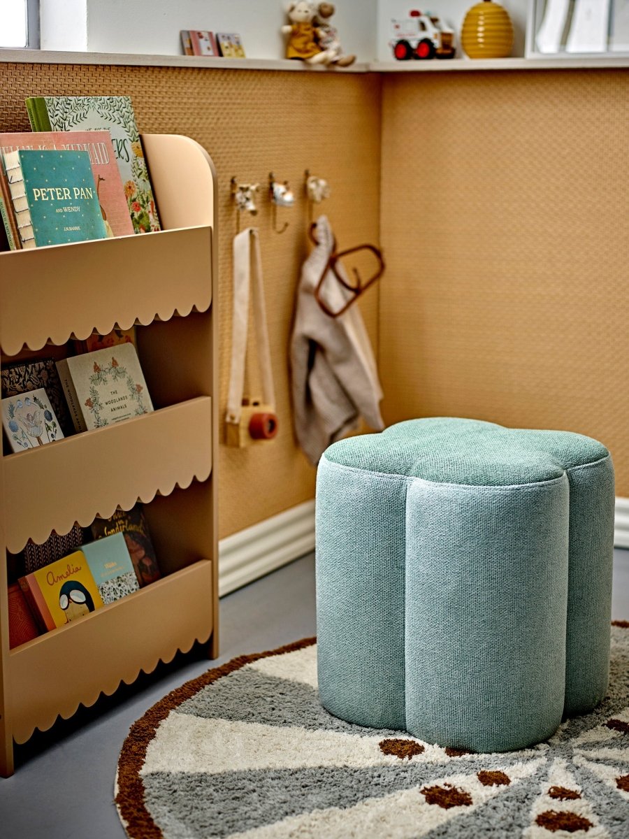 BLOOMINGVILLE MINI - Sissel Pouf, Verte, Polyester