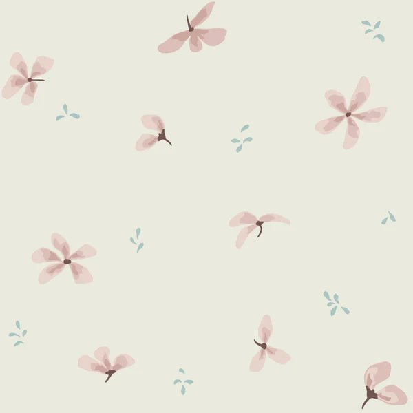 CAM CAM - Couverture Douce - Ocs Windflower Crème