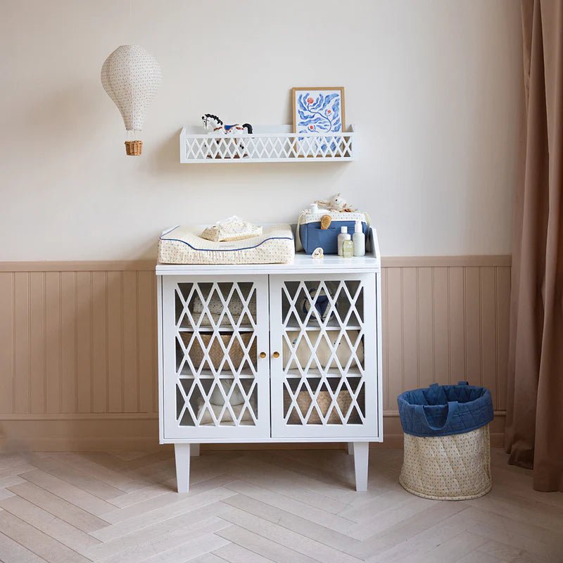 CAM CAM - Table À Langer Harlequin - Blanc