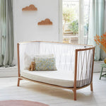 CHARLIE CRANE - Lit KIMI 120 Avec Matelas Coco Naturel + Surmatelas + Lacets Lichen