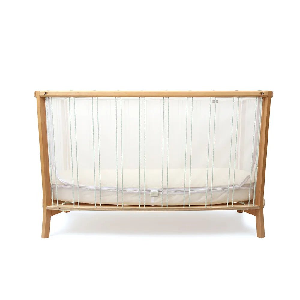 CHARLIE CRANE - Lit KIMI 120 Avec Matelas Coco Naturel + Surmatelas + Lacets Lichen