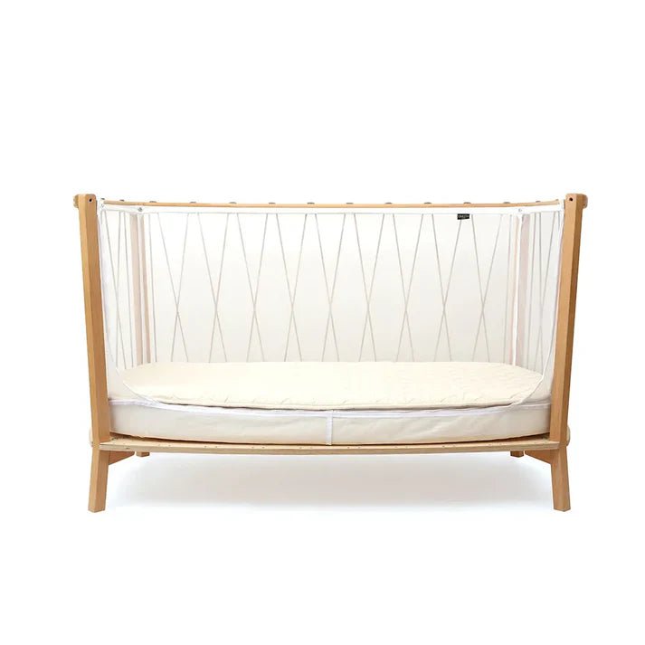 CHARLIE CRANE - Lit Kimi 120 Avec Matelas En Mousse + Surmatelas + Lacets Hazelnut