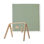 CHARLIE CRANE - Set d'Éveil Complet : Tapis Tami Lichen + Arche NAHO & Jouets en Bois