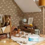 DEKORNIK - Papier Peint Pour Enfants Beige Prairie Féerique