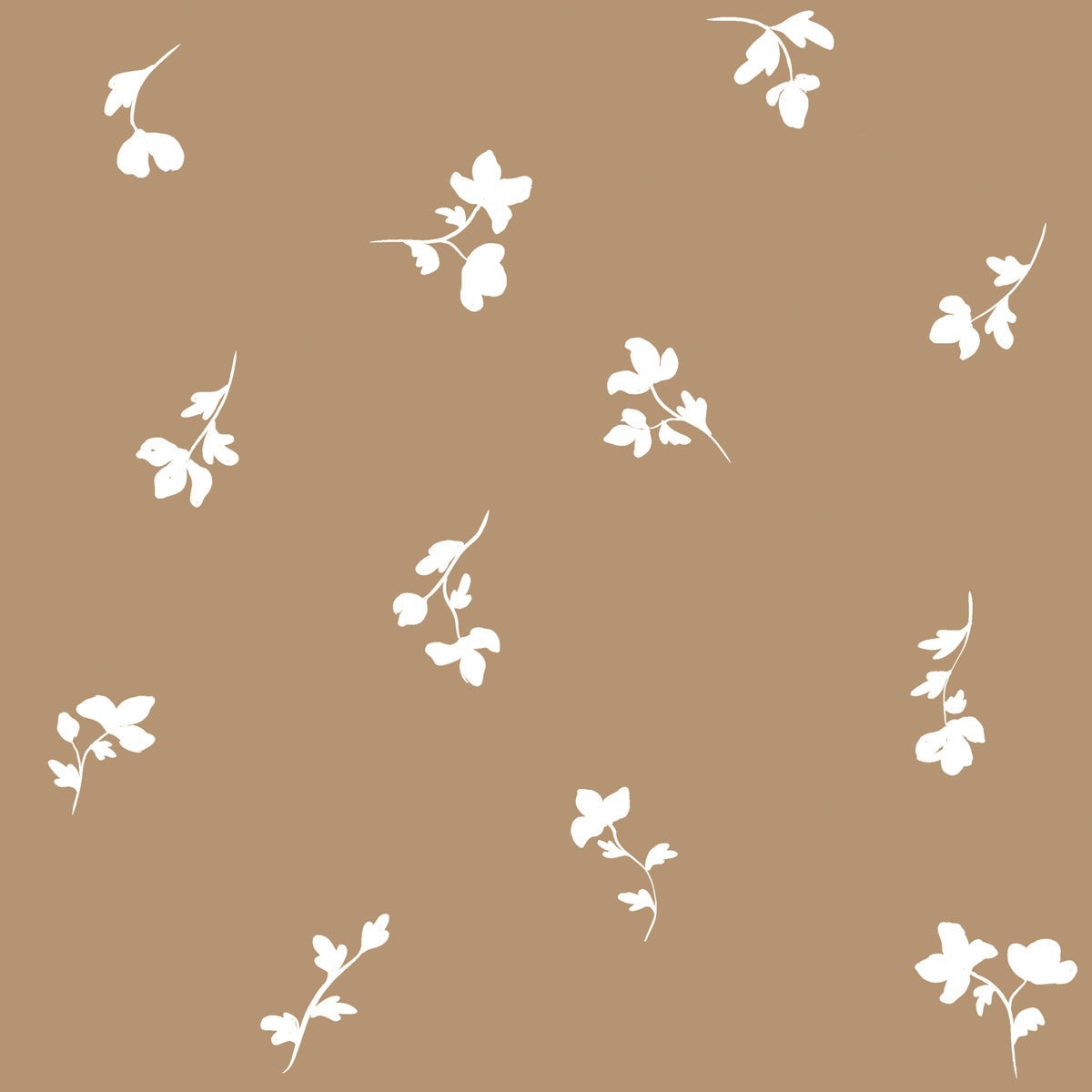 DEKORNIK - Papier Peint Pour Enfants Marron À Fleurs De Paris