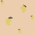 DEKORNIK - Papier Peint Pour Enfants Petits Citrons Saumon