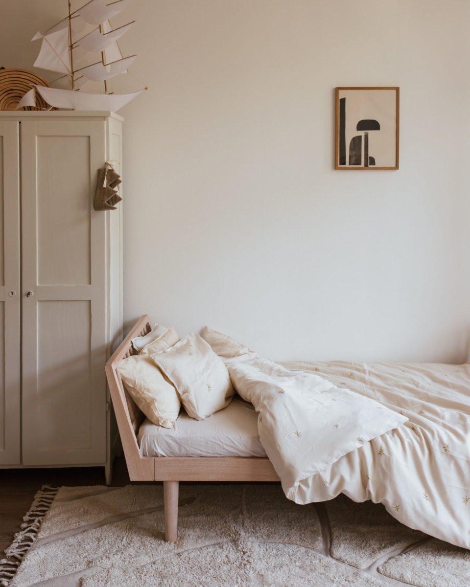 KAS COPENHAGEN - Lit Eli Combiné 90 X 160 Cm - Chêne Clair Huilé