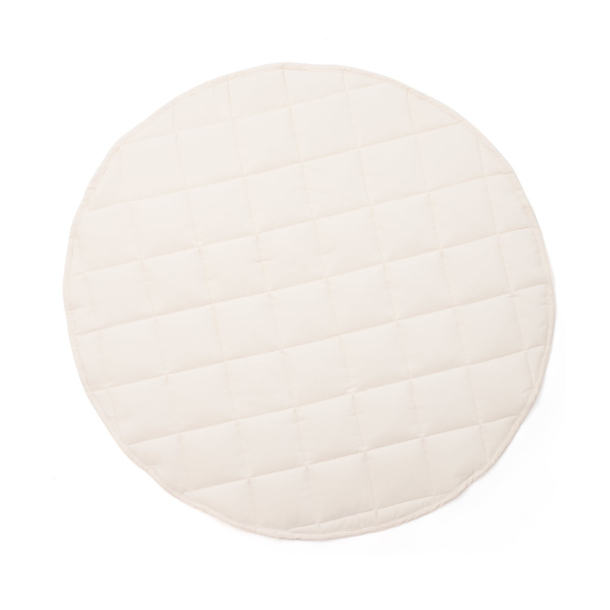 KID'S CONCEPT - Tapis de Jeu Rond – Blanc Cassé