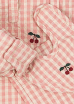KONGES SLØJD - Ensemble De Chambre De Poupée - Carreaux Rose Poudre