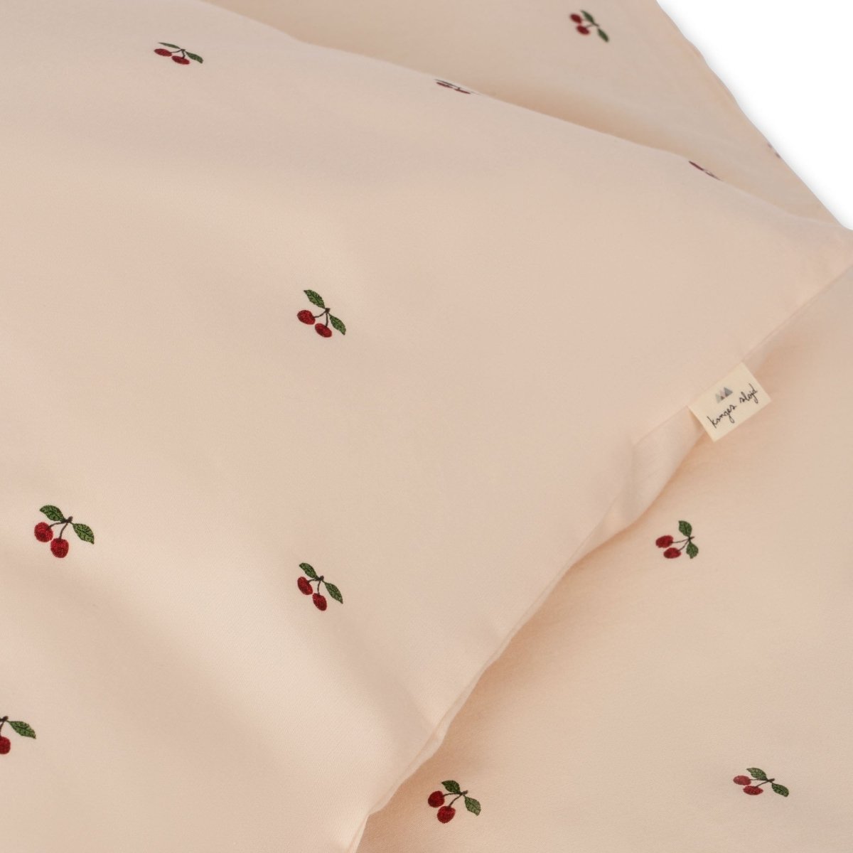 KONGES SLØJD - Parure de Lit Pour Lit Simple 140x200 - Cerise