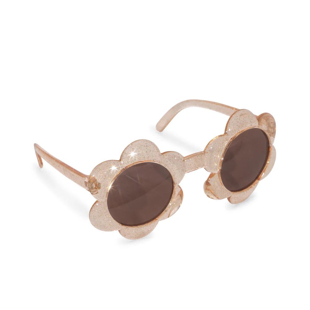 KONGES SLØJD - Lunettes De Soleil Bébé - Fleur Brume Pailletée