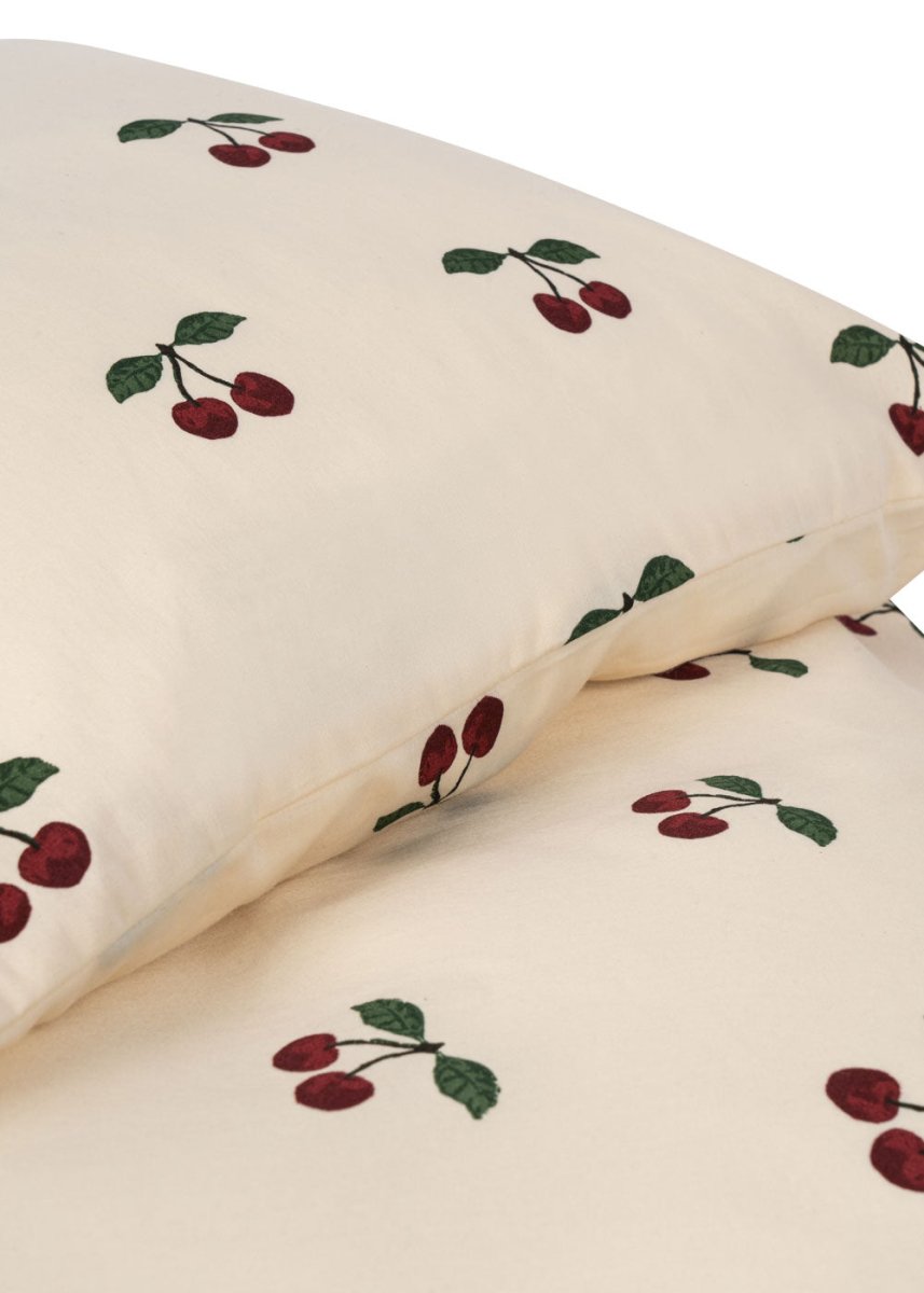 KONGES SLØJD - Parure de Lit Pour Lit Simple 140x200 Cm - Ma Grande Cerise
