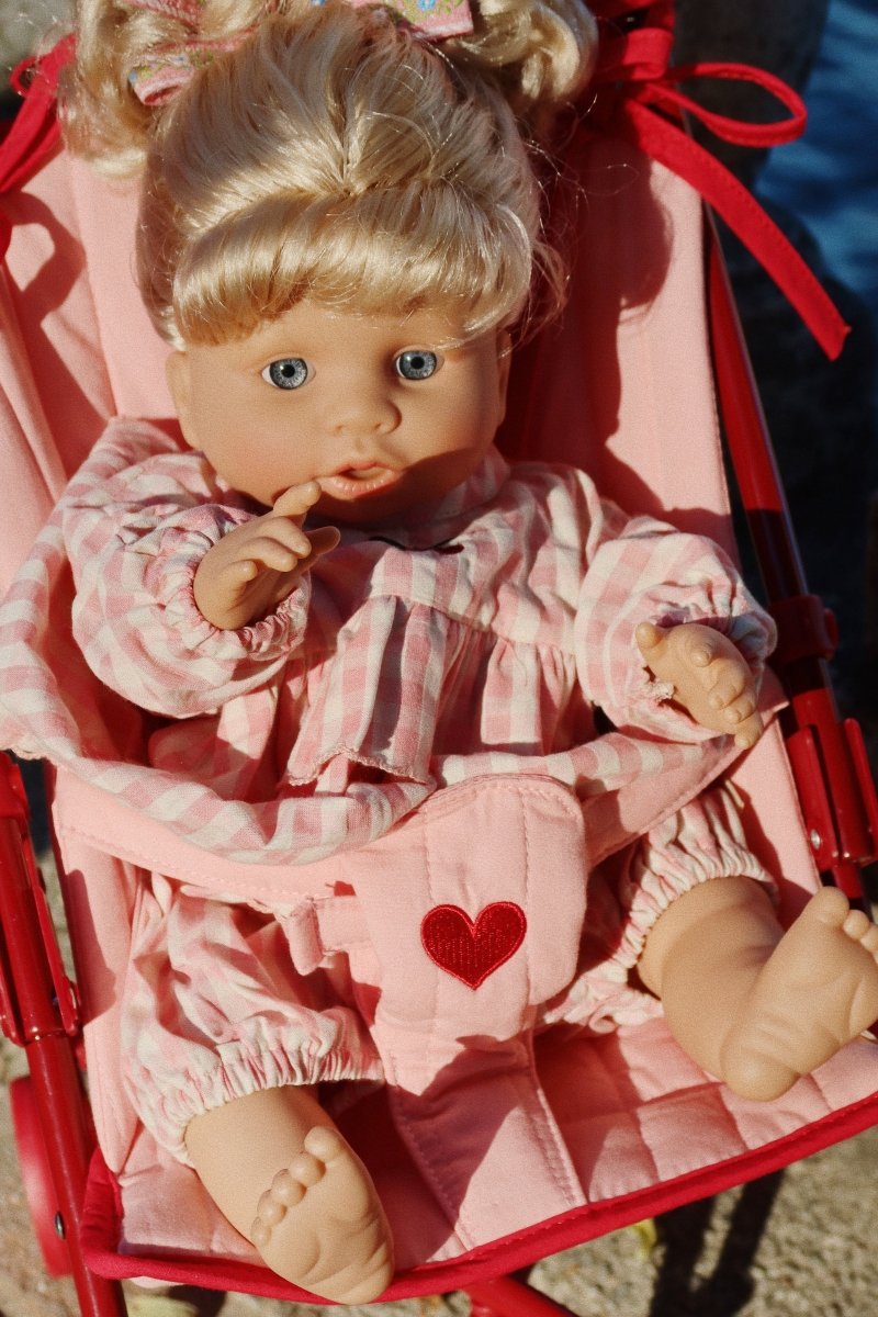 KONGES SLØJD - Poussette De Poupée - Rose Douce