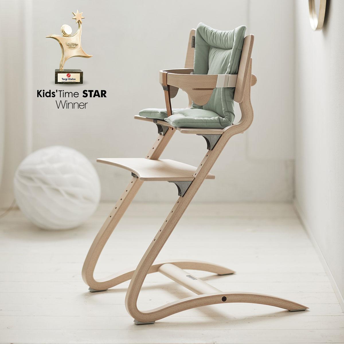LEANDER - Chaise Haute Sans Arceau, Classic, Cérusé