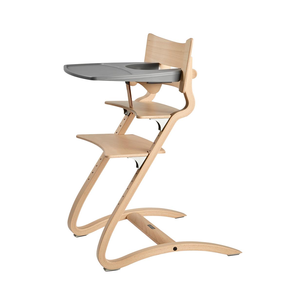 LEANDER - Chaise Haute Sans Arceau, Classic, Cérusé