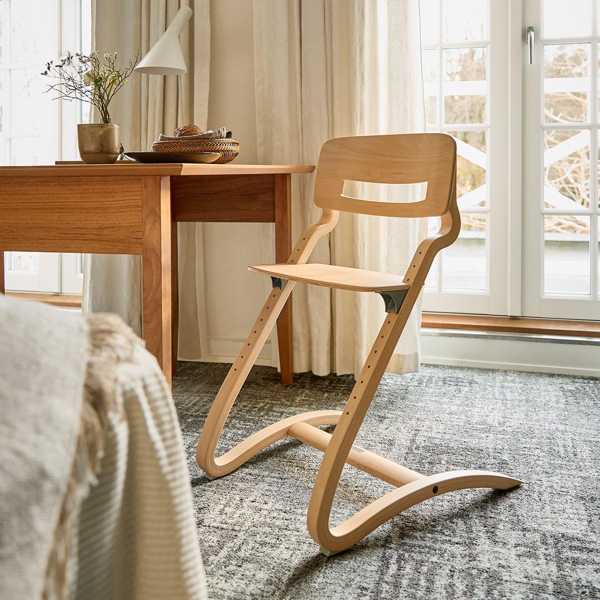 LEANDER - Chaise haute sans arceau Leander Louie™ Hêtre