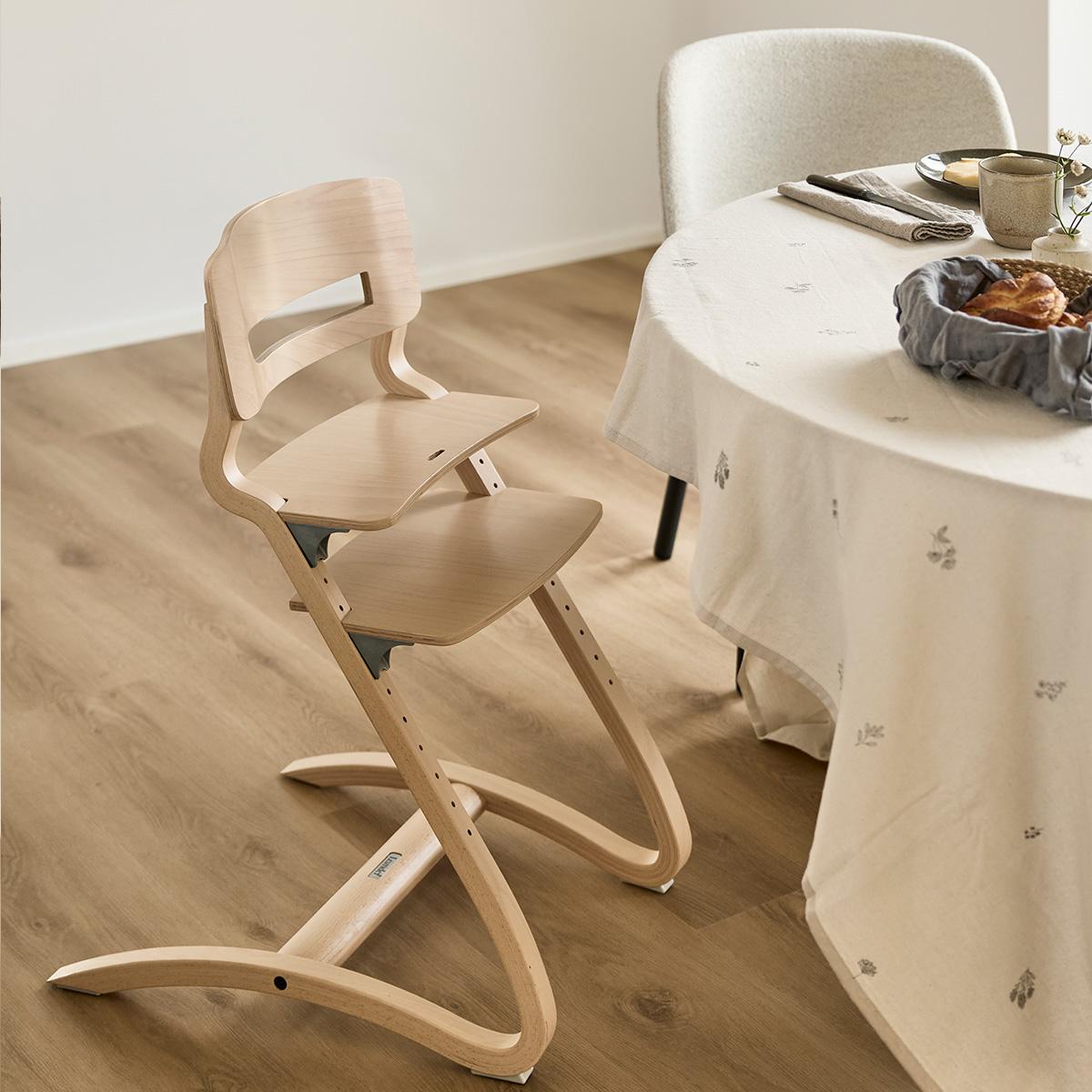 LEANDER - Chaise haute sans arceau Leander Louie™ Hêtre