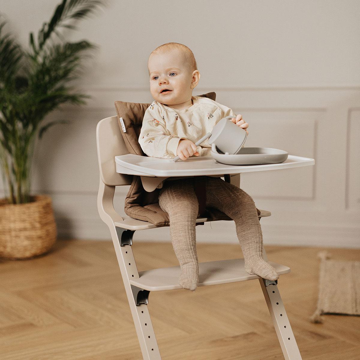 LEANDER - Chaise Haute Sans Arceau Leander Louie™ Cappuccino