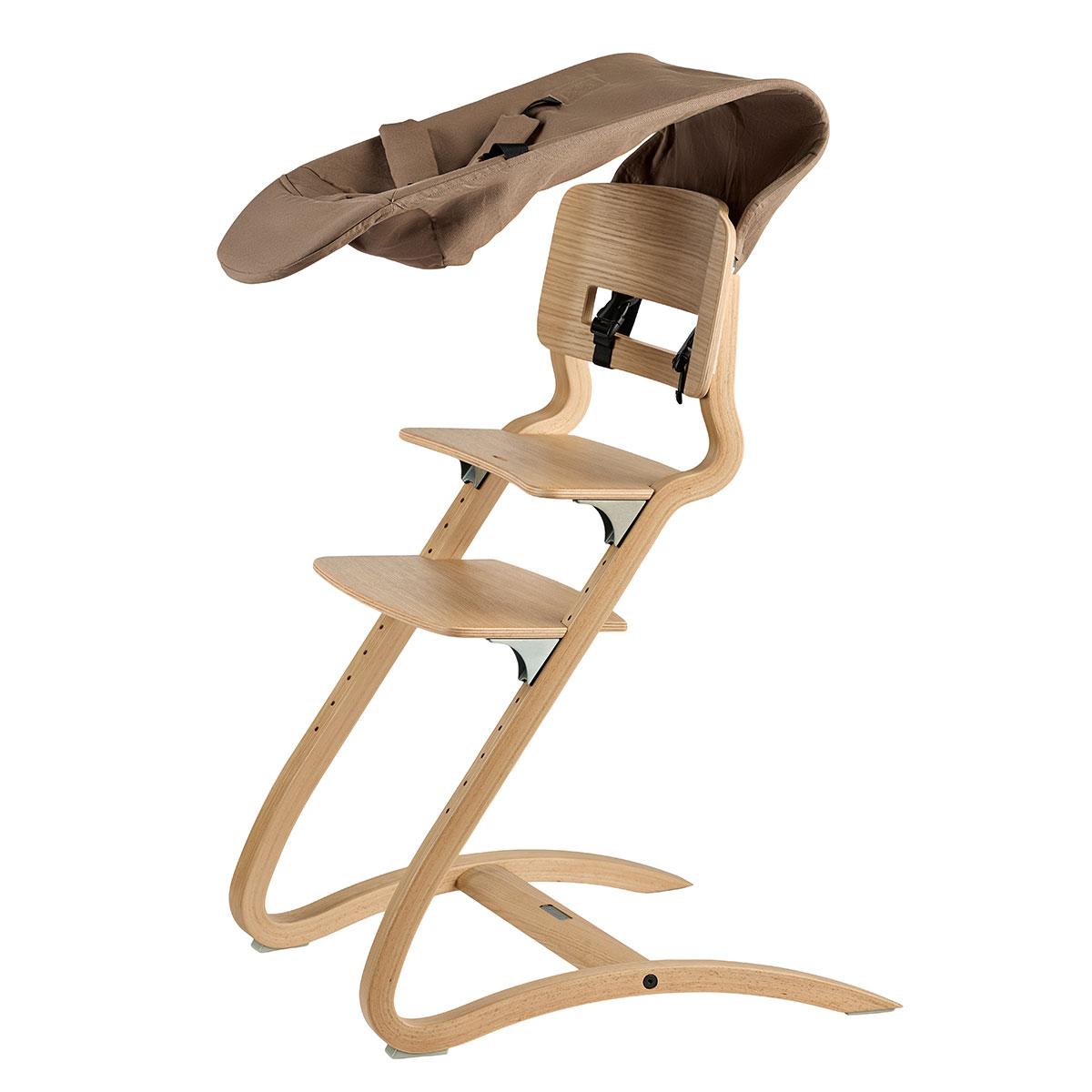 LEANDER - Chaise haute sans arceau Leander Louie™ Chêne