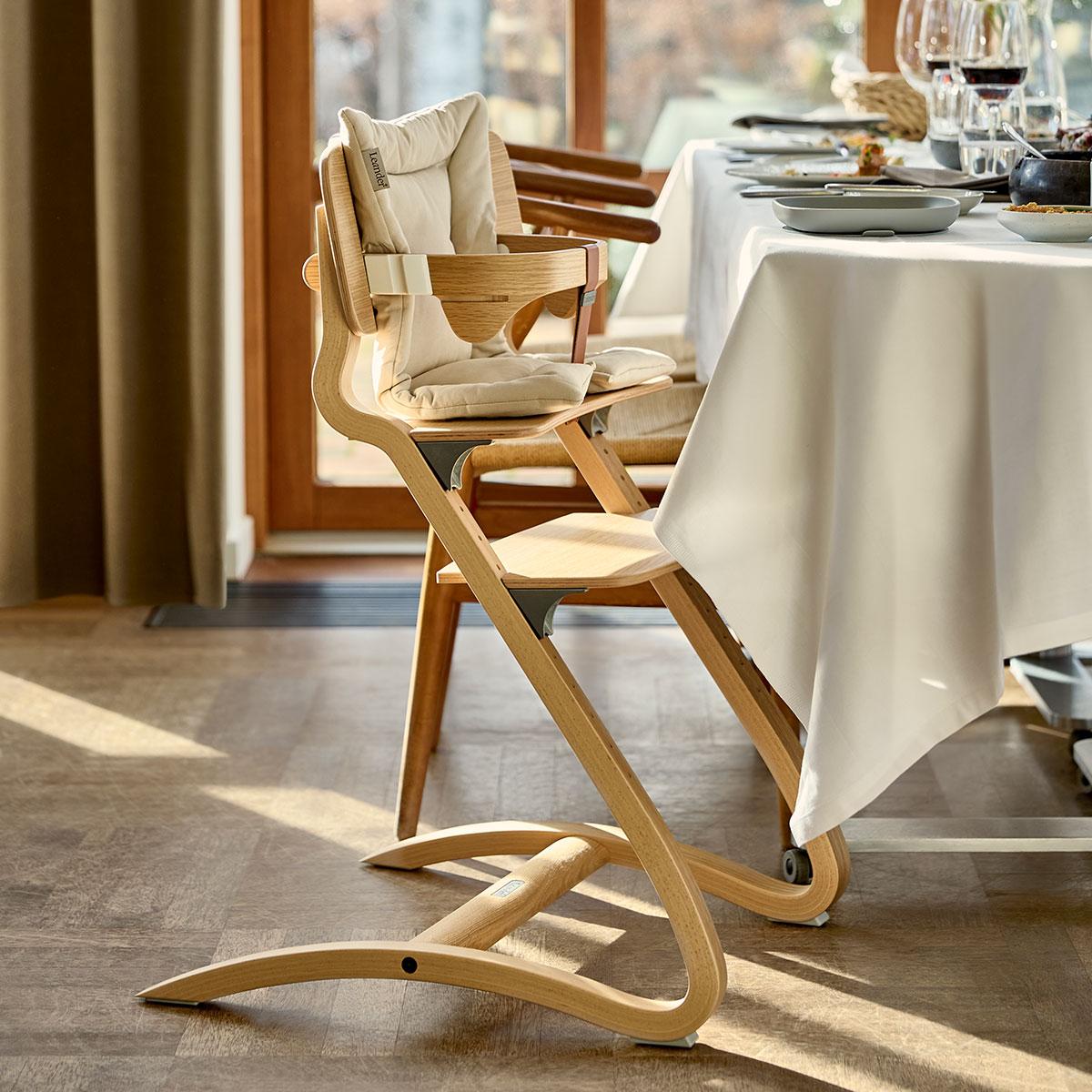 LEANDER - Chaise haute sans arceau Leander Louie™ Chêne