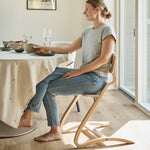 LEANDER - Chaise haute sans arceau Leander Louie™ Chêne