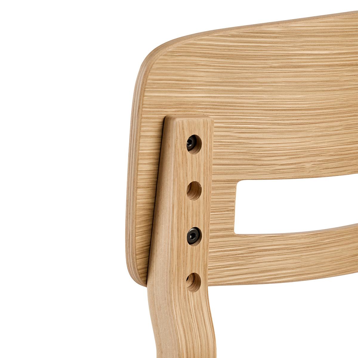 LEANDER - Chaise haute sans arceau Leander Louie™ Chêne