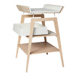 LEANDER - Table À Langer Linea Avec Matelas, Hêtre