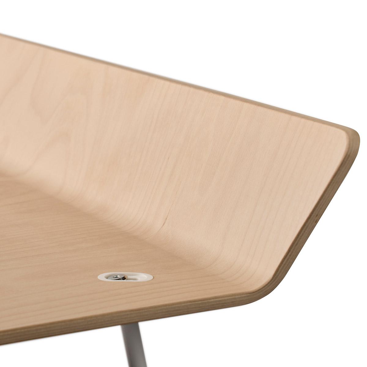 LEANDER - Table À Langer Linea Avec Matelas, Hêtre