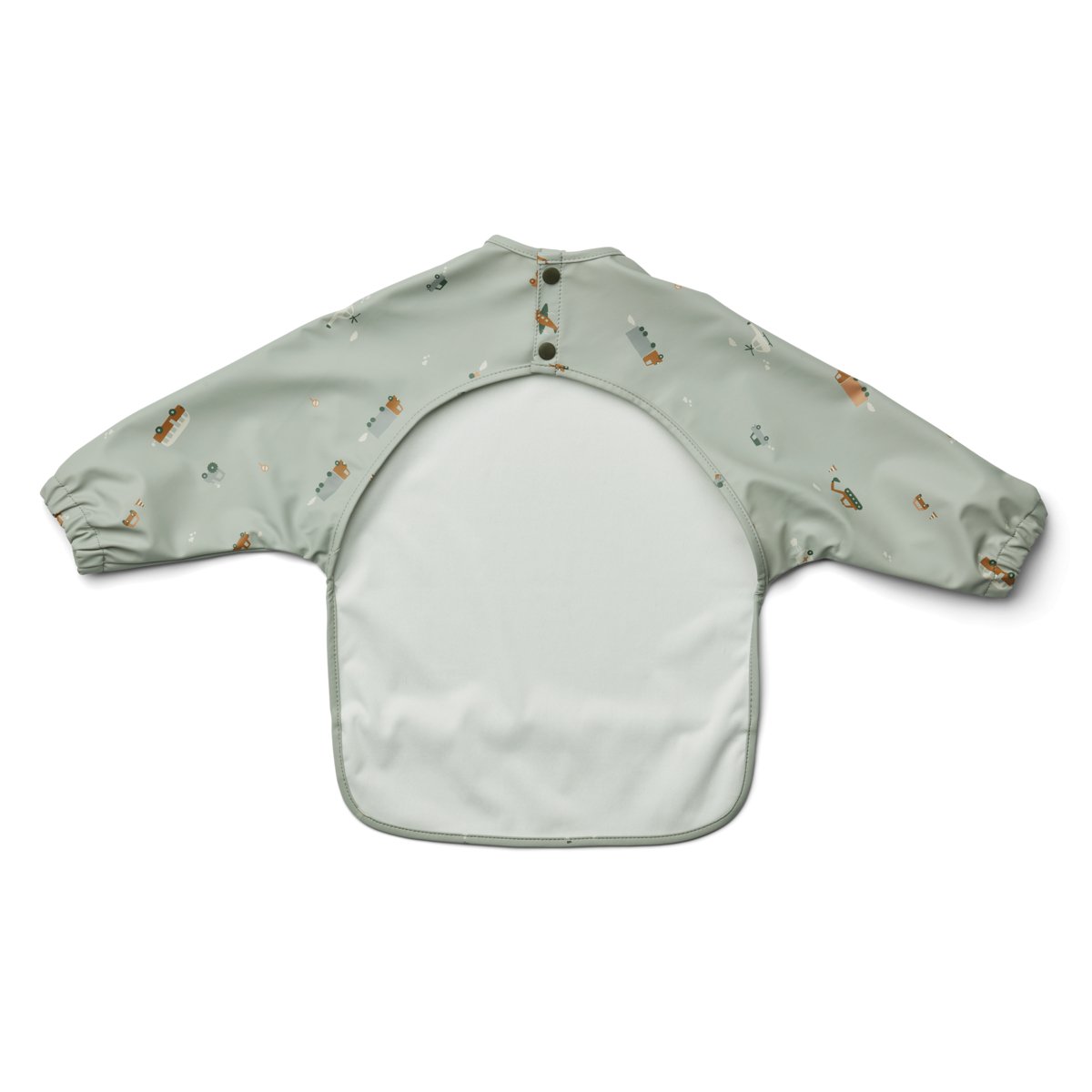 LIEWOOD - Bavoir Cape Imprimé Merle - Vehicles Dove Blue Mix