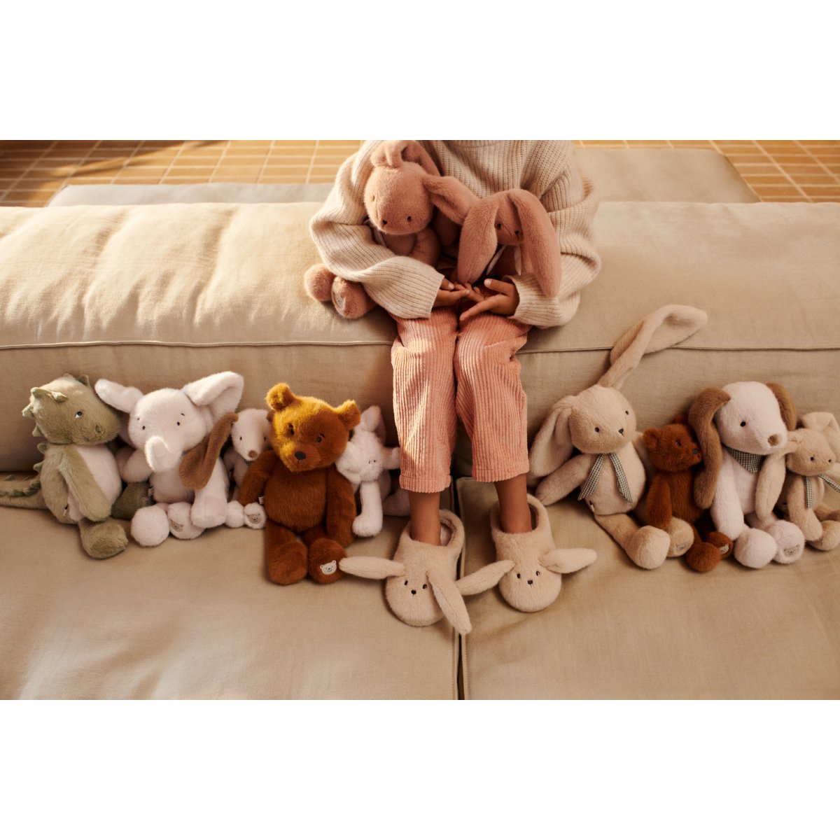 LIEWOOD - Peluche Lapin Berto - Brume