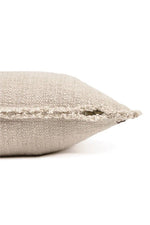 LORENA CANALS - Coussin Carré Tissé Main Beige