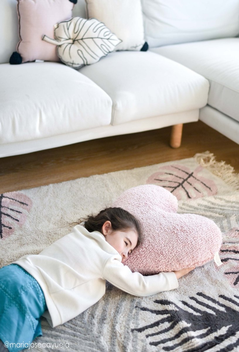 LORENA CANALS - Coussin Coeur Rose