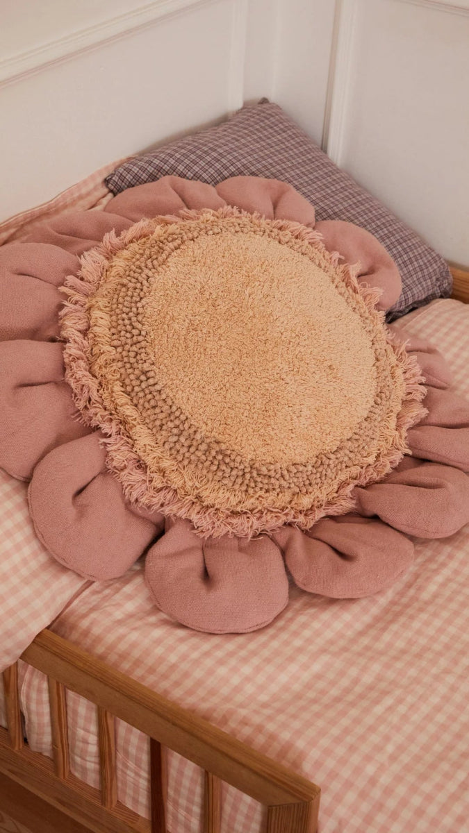 LORENA CANALS - Coussin De Sol Marguerite Rose