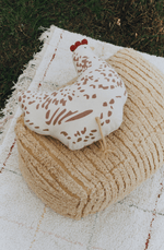 LORENA CANALS - Coussin en Forme de Poulet - Naturel