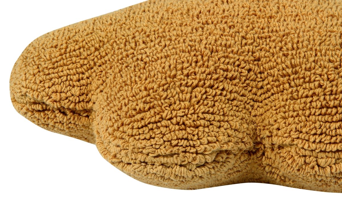 LORENA CANALS - Coussin Nuage Lavable - Jaune Moutarde