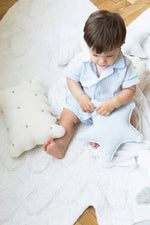 LORENA CANALS - Coussin Tricoté Biscuit Ivoire
