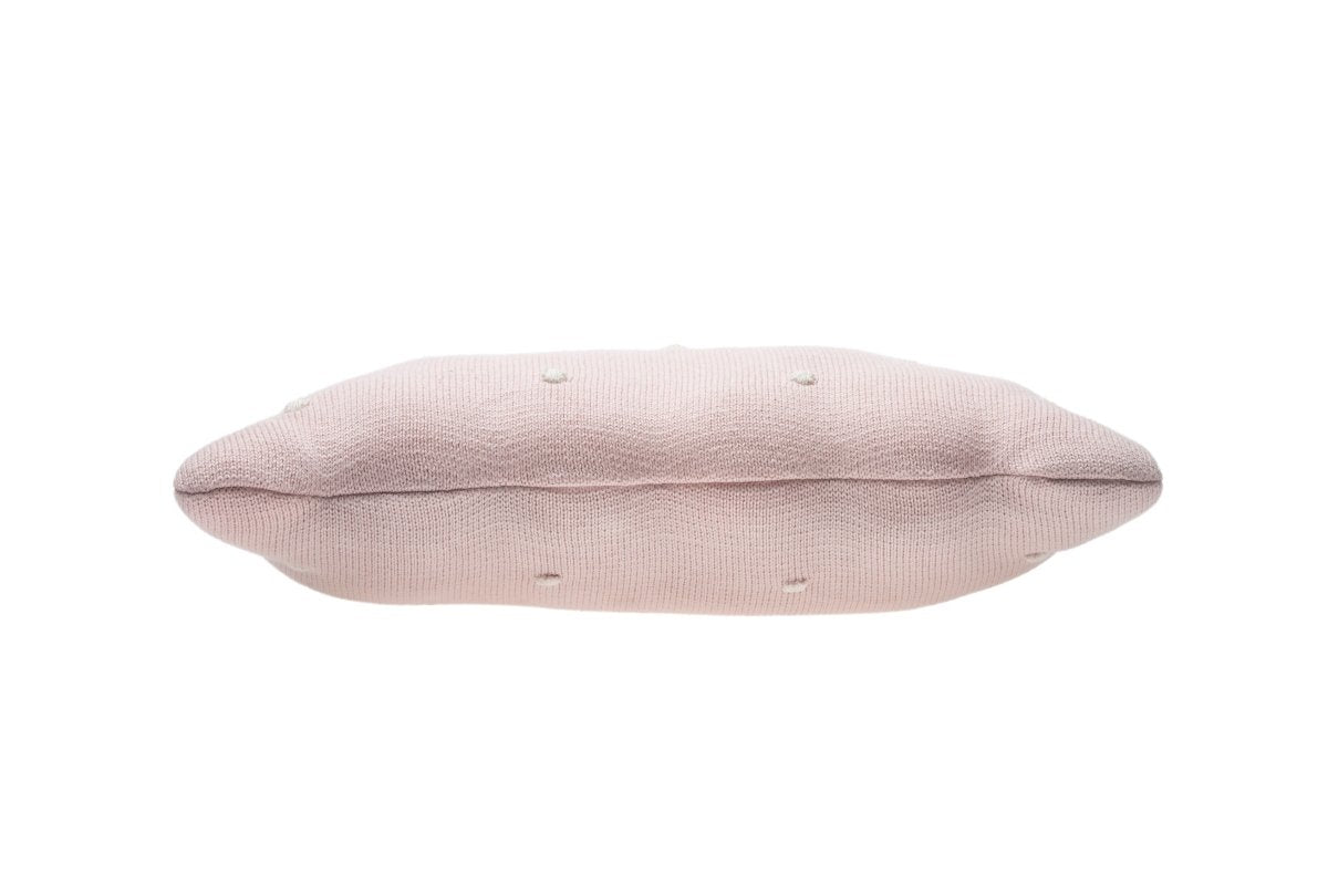 LORENA CANALS - Coussin Tricoté Biscuit Rose