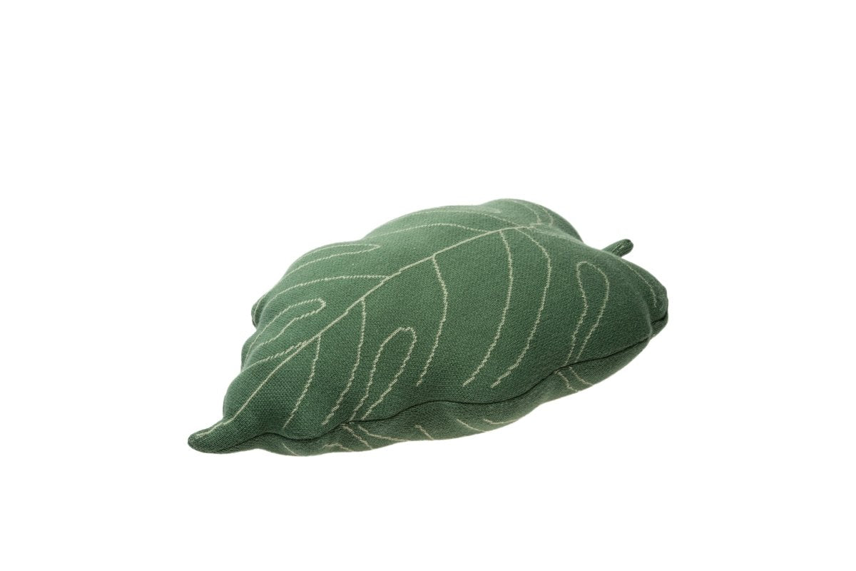 LORENA CANALS - Coussin Tricoté En Forme De Feuille
