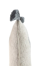 LORENA CANALS - Coussin Tricoté Little Oasis Nat - Gris